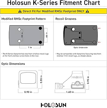 Amazon.co.jp: HOLOSUN HS407K-X2 Classic Reflex Red Dot Only Sight